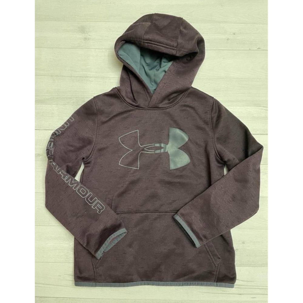 Under‎ Armour kids hooded sweatshirt dark purple youth small